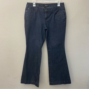 A.n.a Bootcut Blue Pinstripe Jeans Size 10P